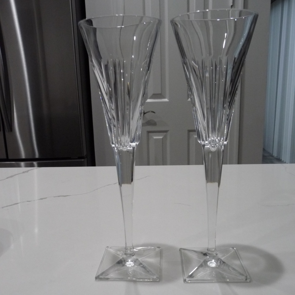 Waterford Fluted Champagne Glasses